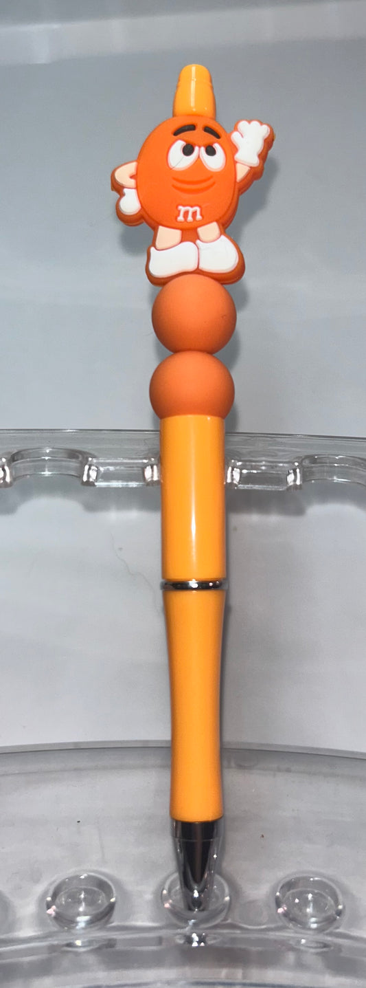 Orange M&M Orange Pen