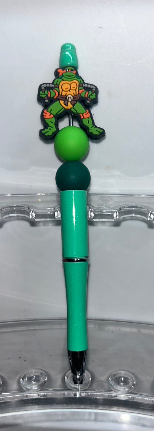 Michelangelo Ninja Turtle Green Pen