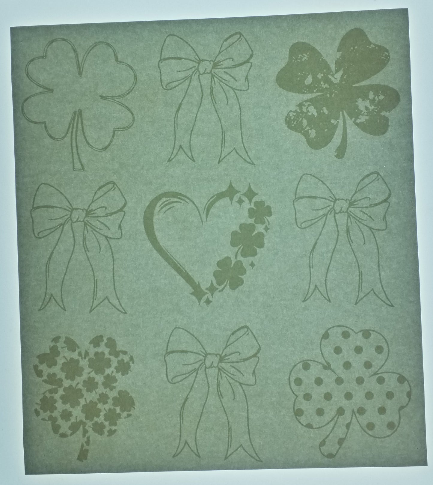 Clover, Hearts, Bows