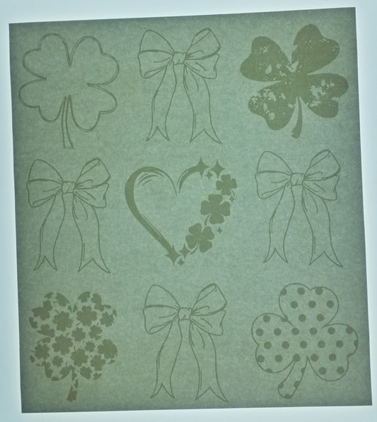 Clover, Hearts, Bows