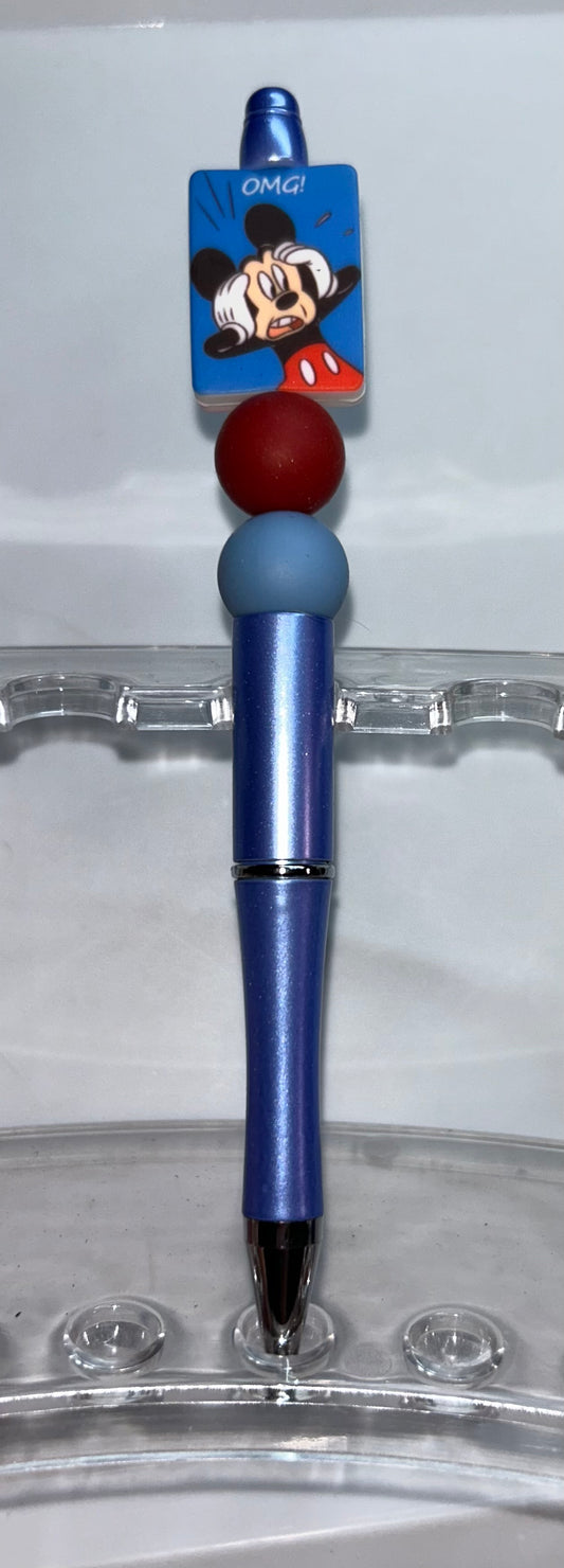 OMG Mickey Blue Pen