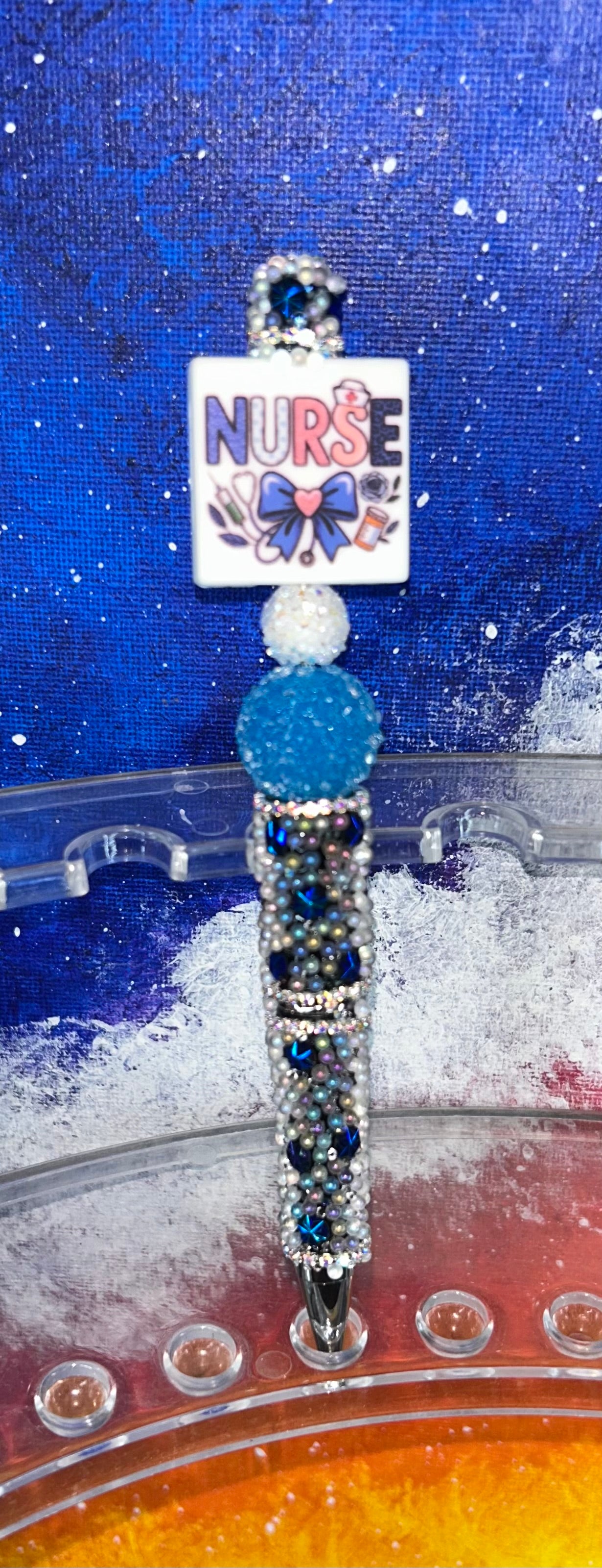 Nurse Blue and Black Specialty Pen