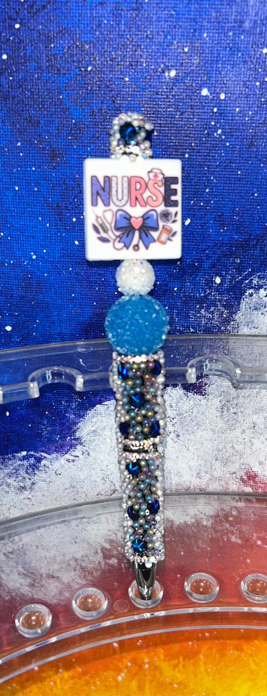 Nurse Blue and Black Specialty Pen