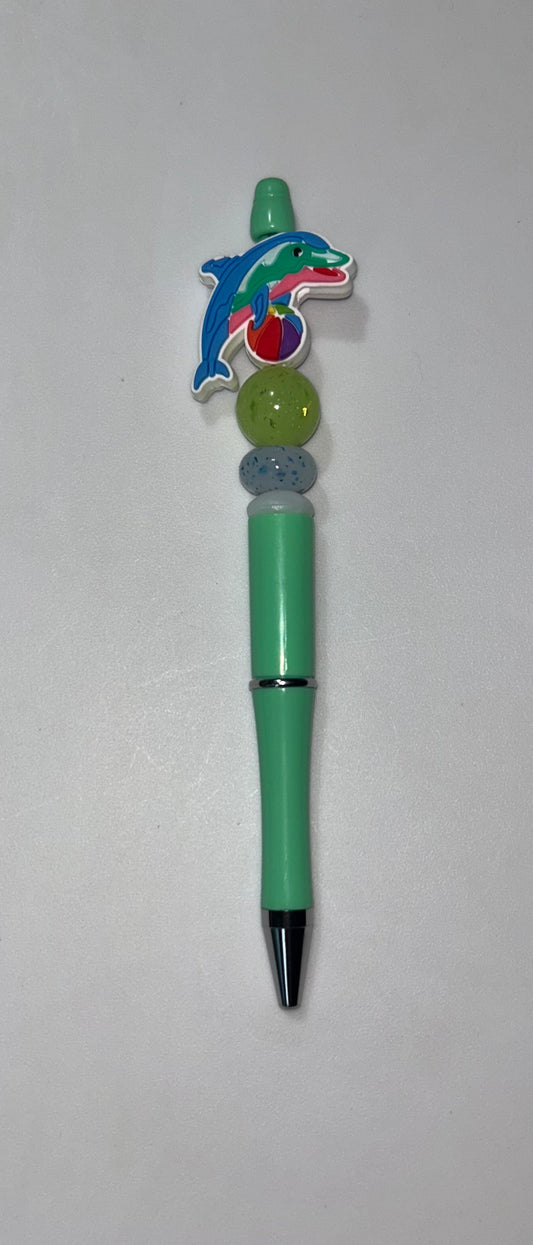 Dolphin Green Pen