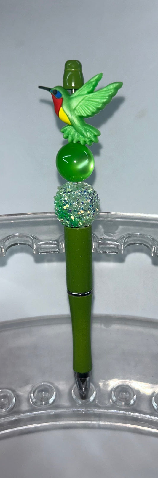 Green Hummingbird Green Pen