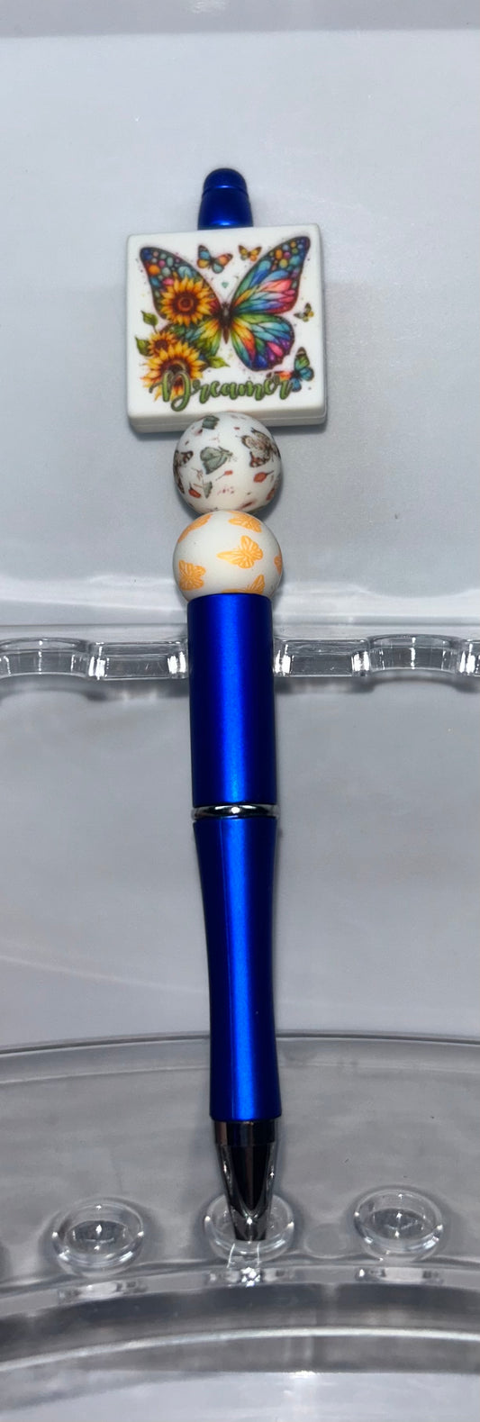 Dreamer Butterfly Royal Blue Pen