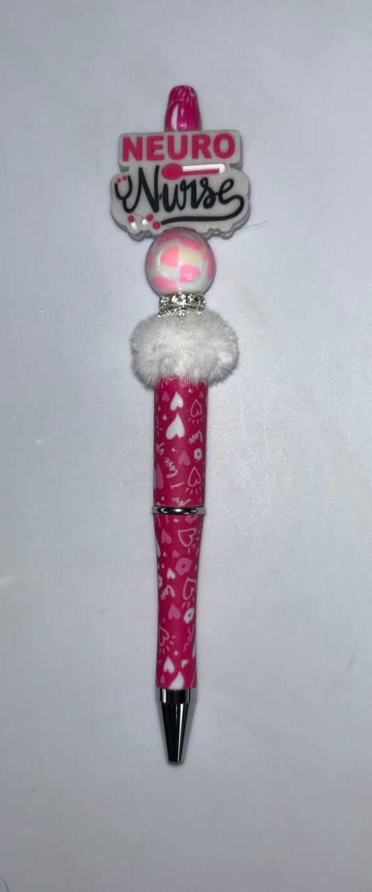 Neuro Nurse Pink Pen