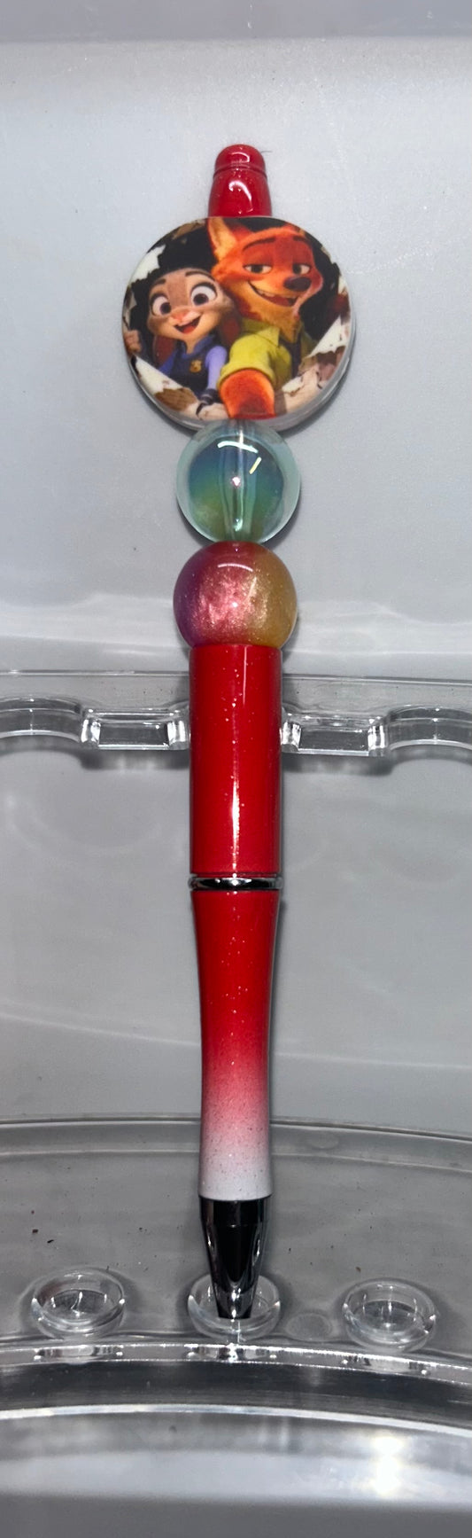 Judy and Nick Zootopia Red Ombre' Pen