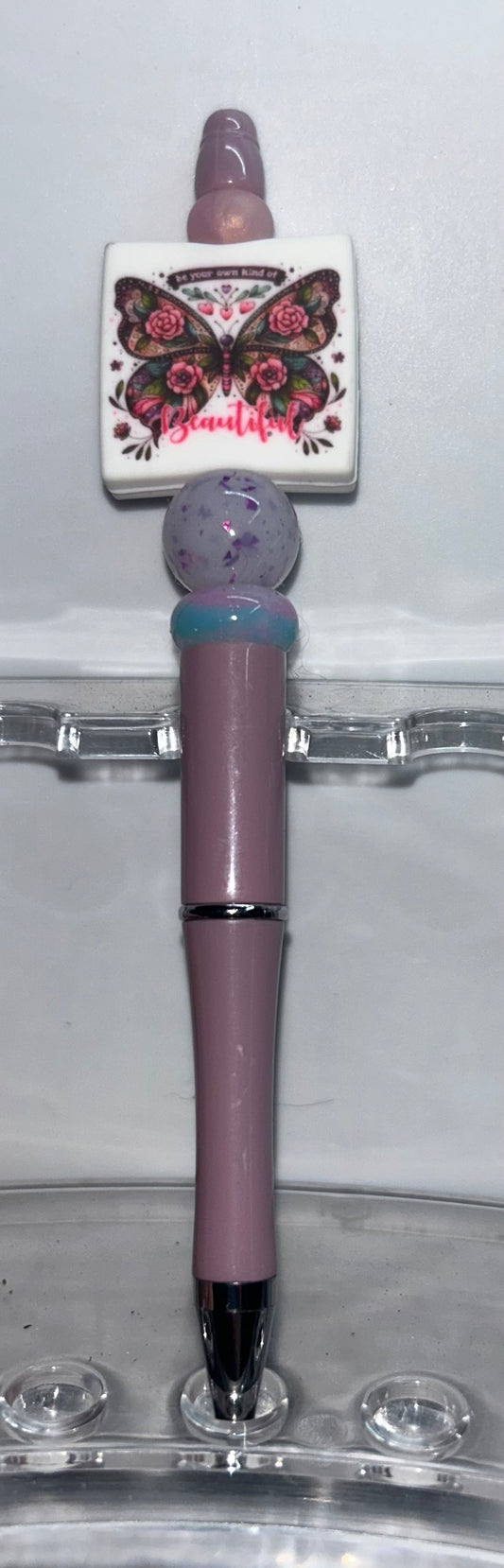 Beautiful Butterfly Rose Pen