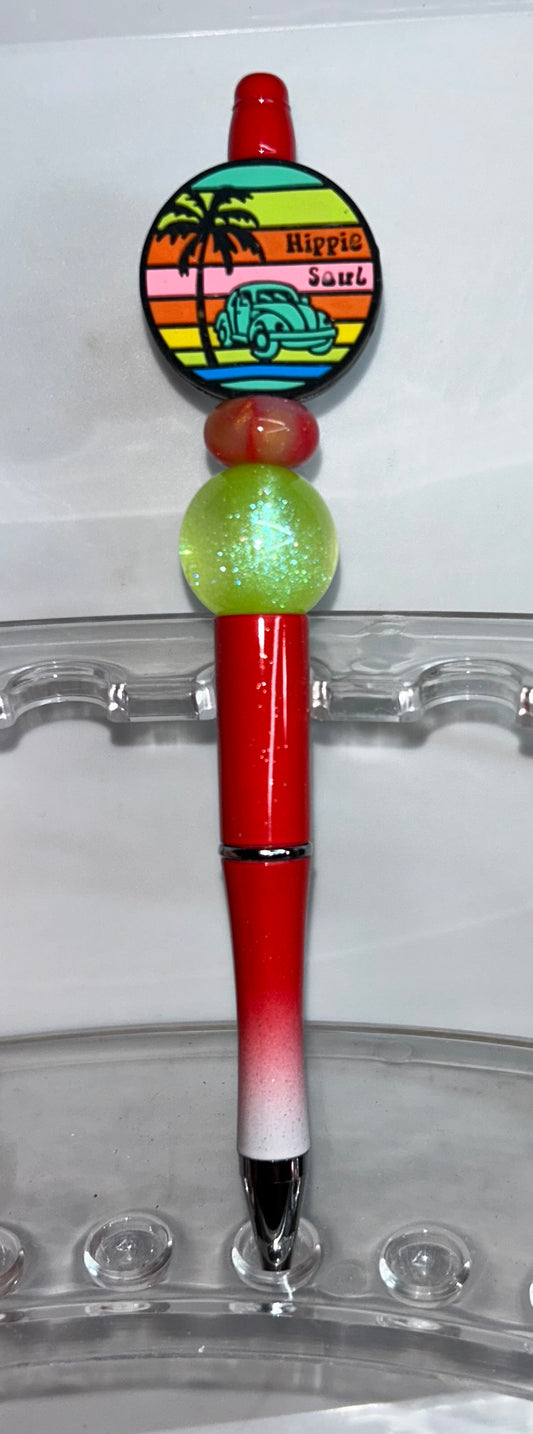 Hippie Soul Round Red Ombre' Pen