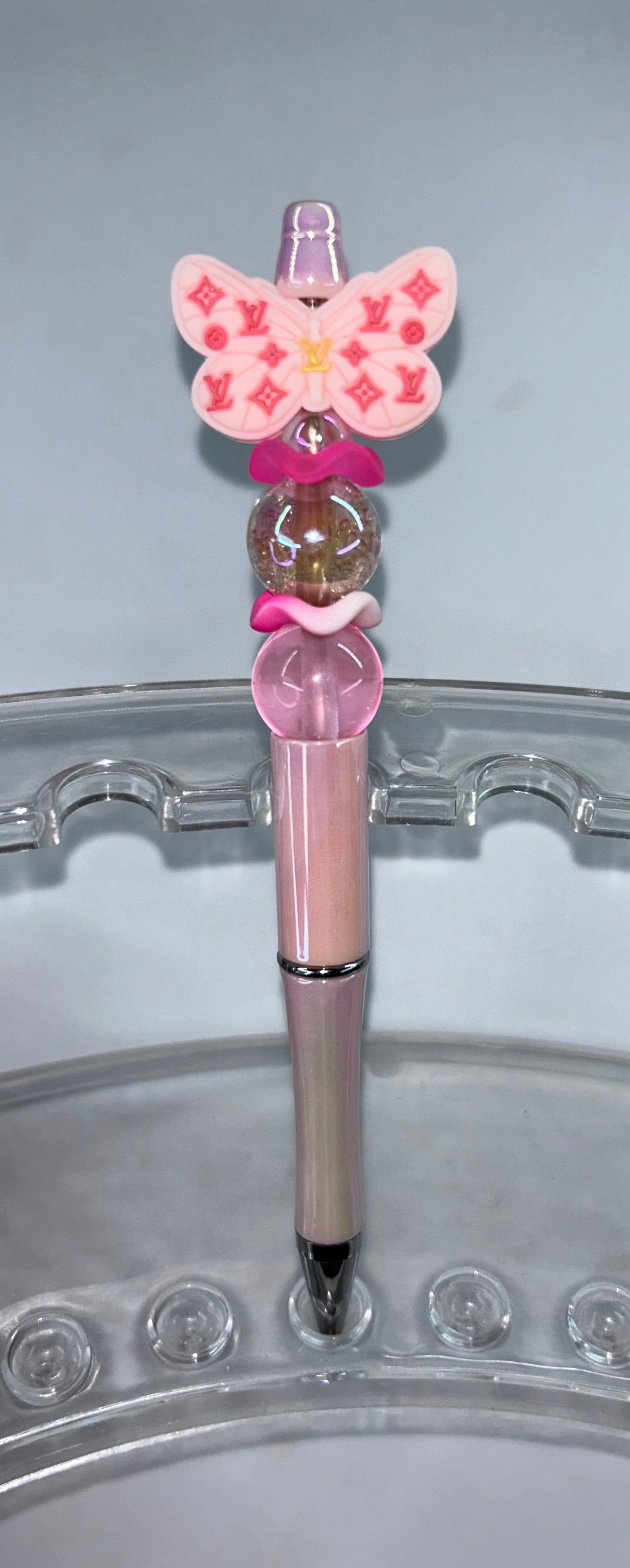 Louis Vuitton Butterfly Pearl Pink Pen