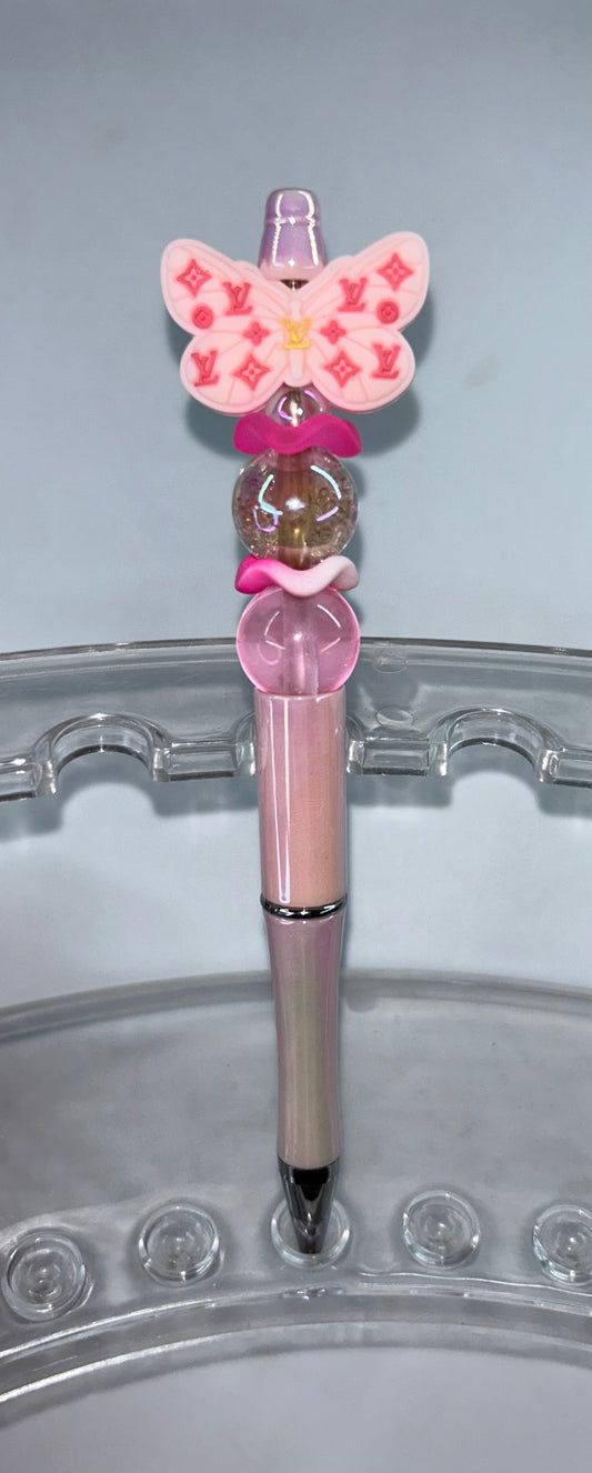 Louis Vuitton Butterfly Pearl Pink Pen