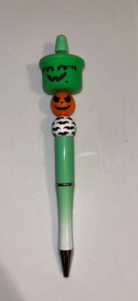 Green Halloween Bucket Green Ombre Pen