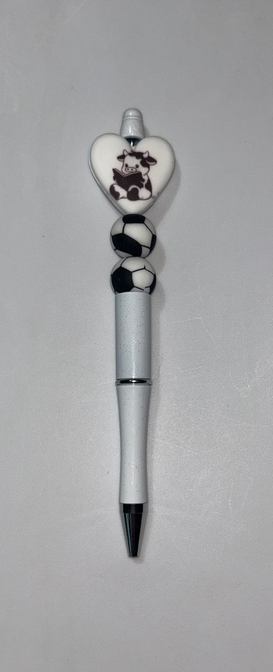 Cow Heart White Pen