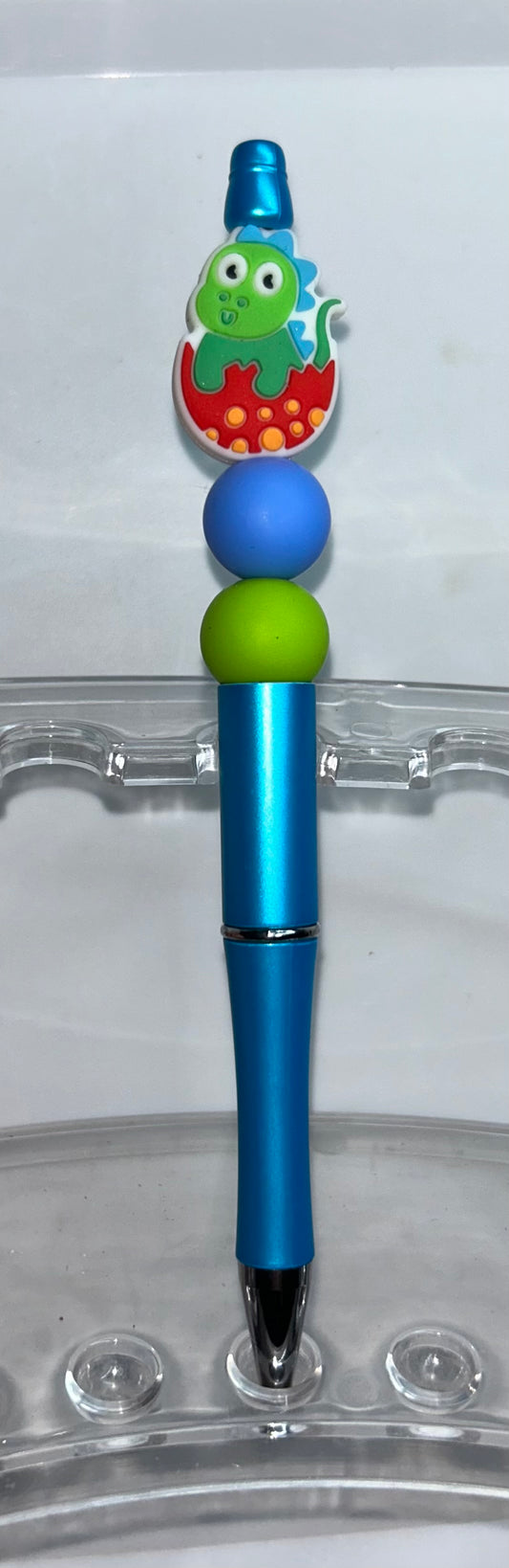 Dinosaur Egg Blue Pen
