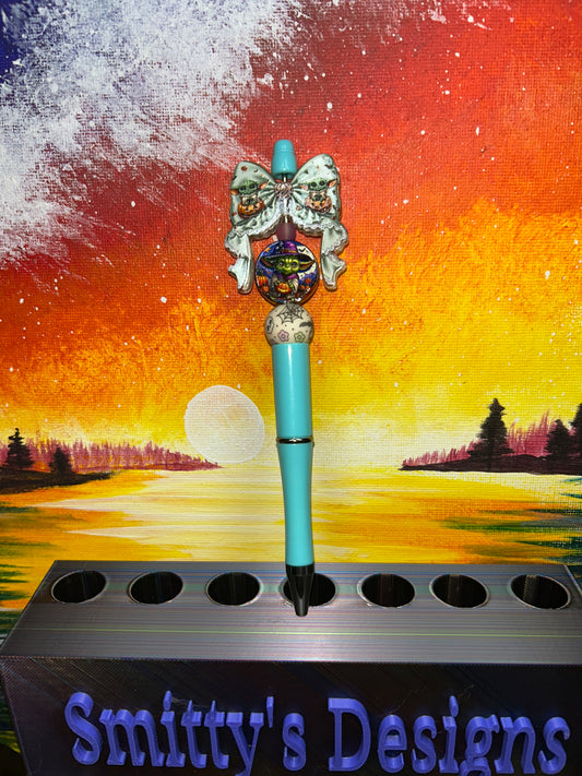 Grogu Halloween Tiffany Blue Pen