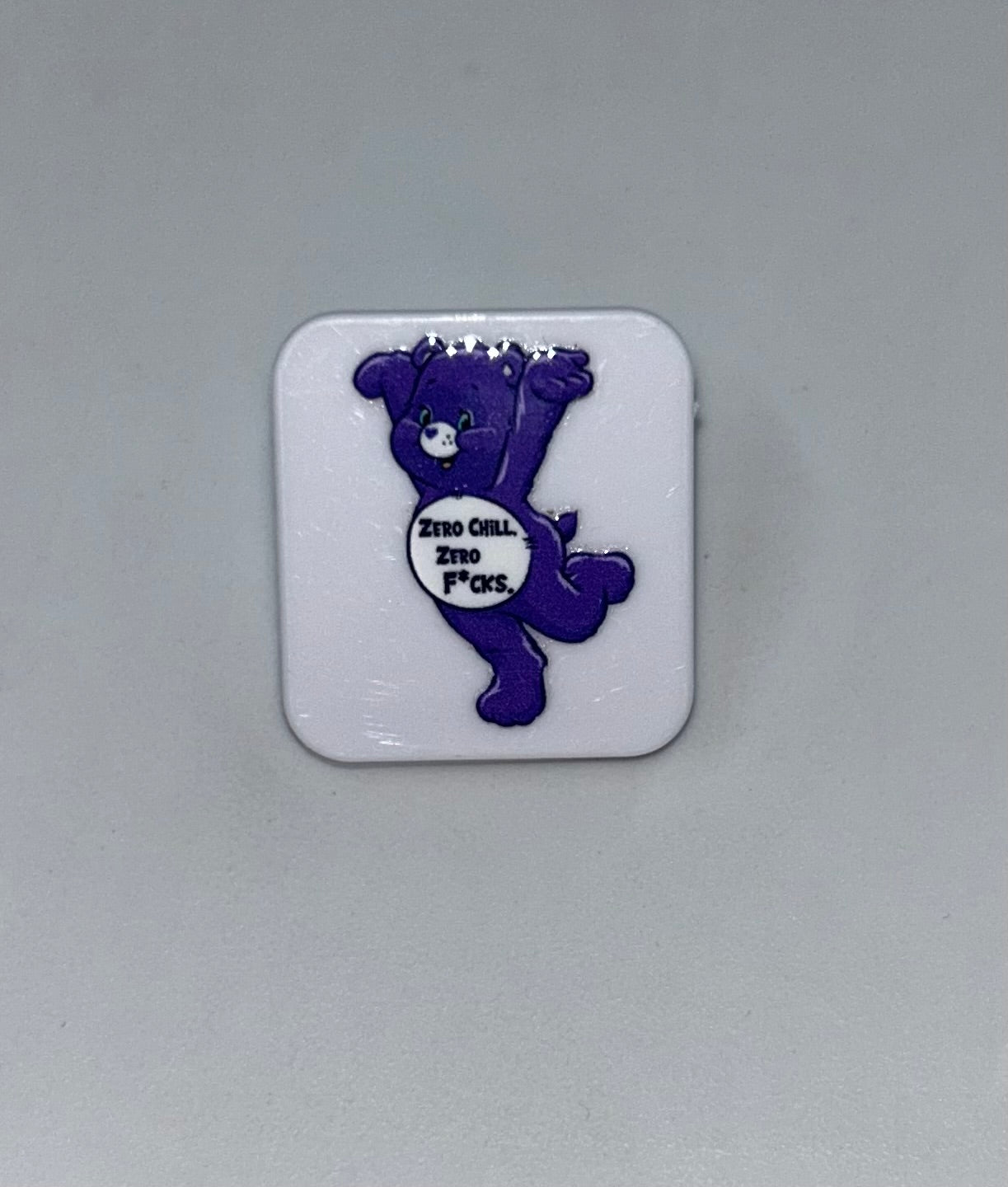 Zero Chill Zero F*cks White Chip Clip