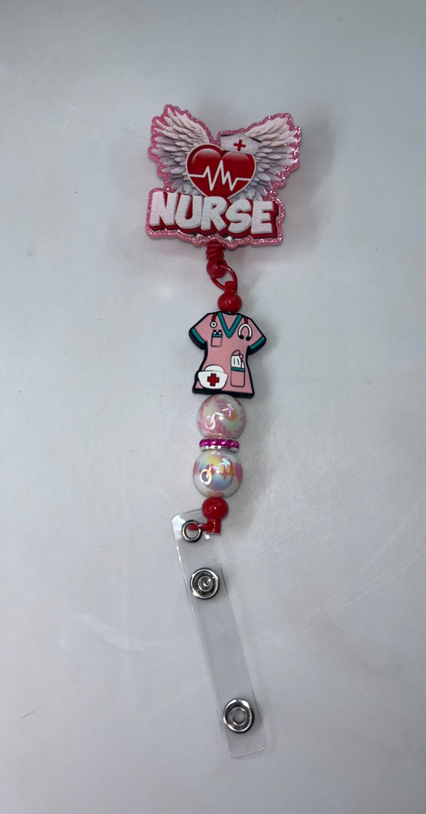 Nurse Wings Badge Reel