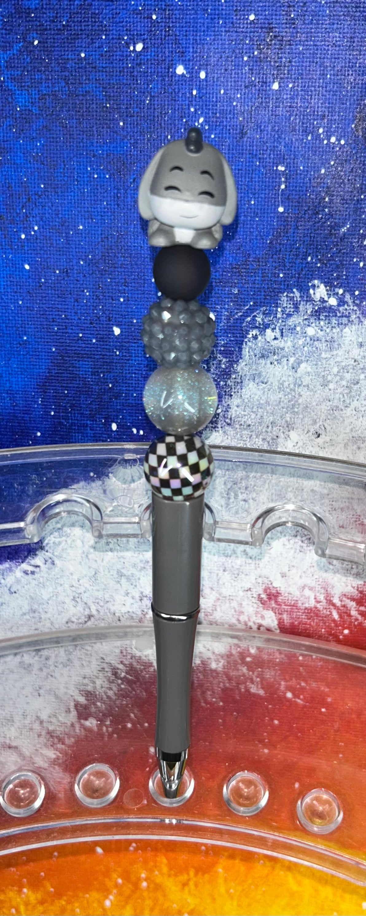 Eeyore Small Doorable Grey Pen