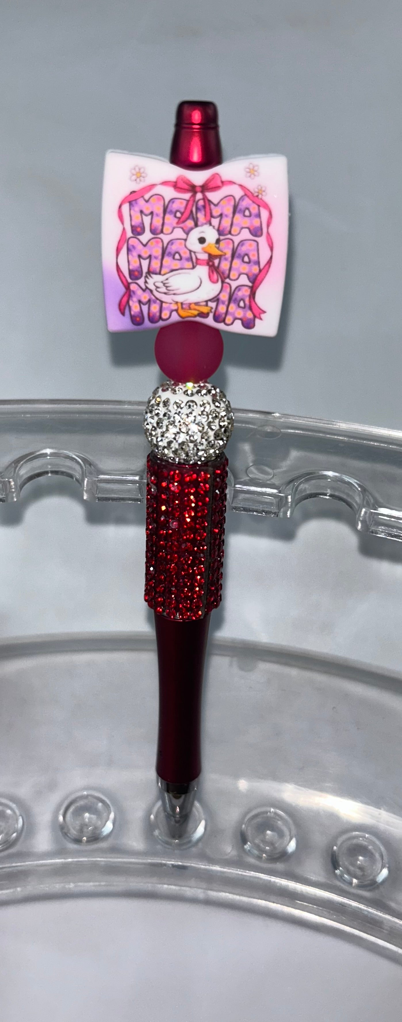 Mama Goose Bling Red Pen