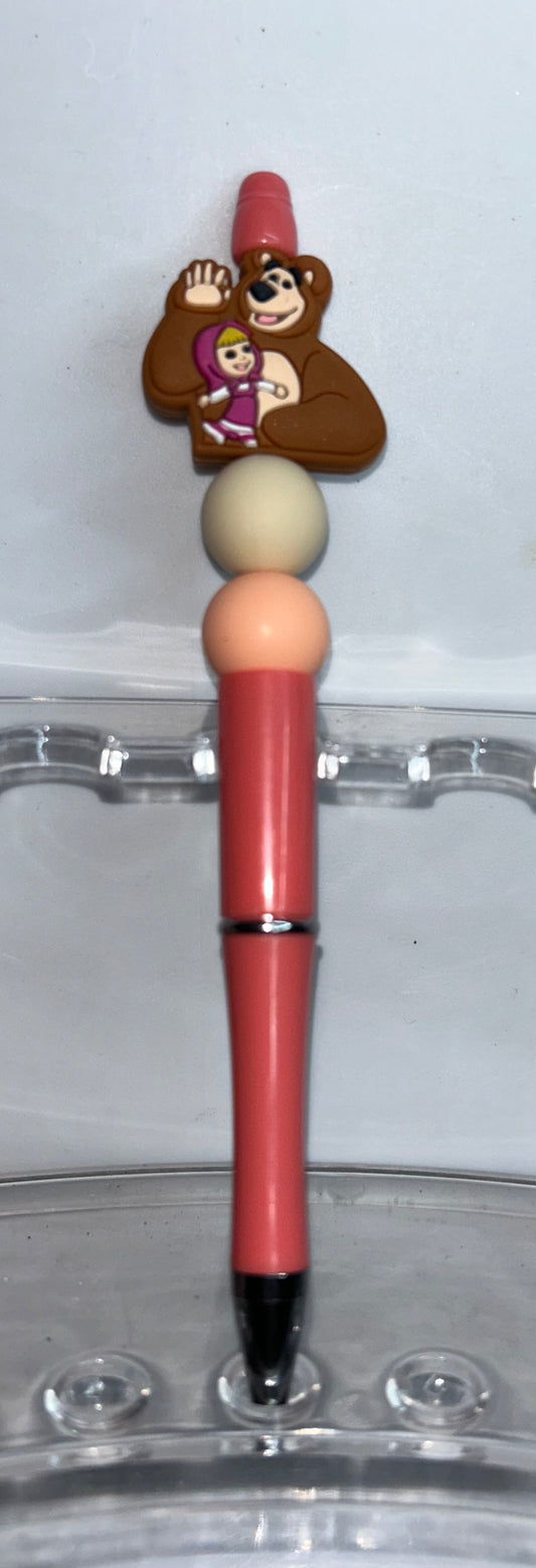 Masha And The Bear Peach Pen