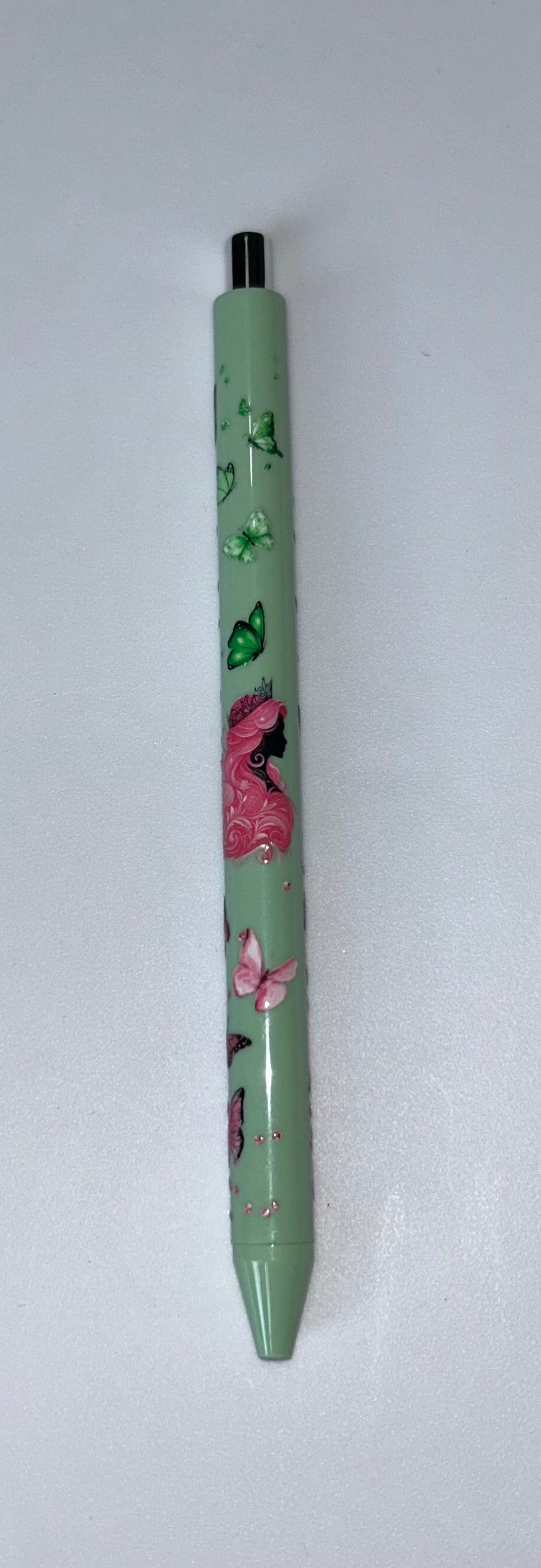 Fairies Wrapped Green Pen