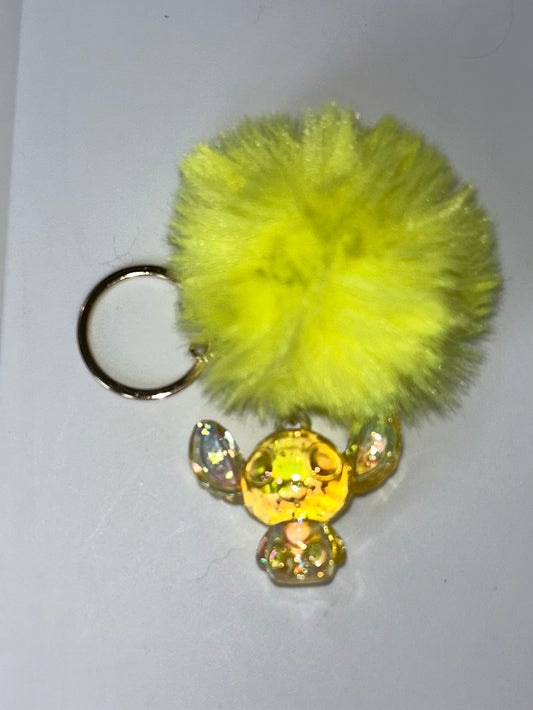 Yellow Stitch Key Chain