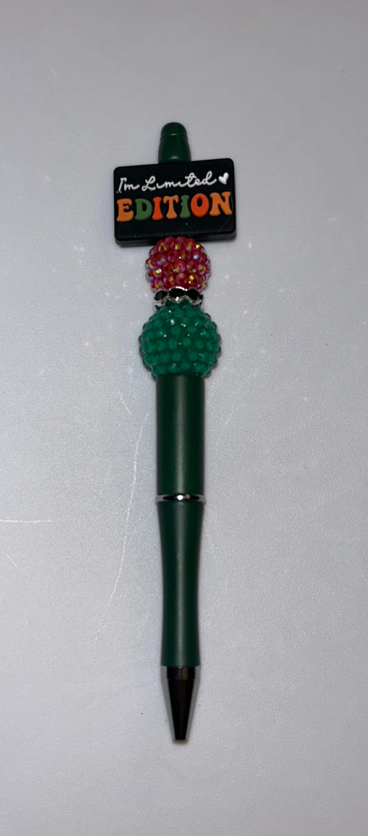 I’m Not Perfect Hunter Green Pen