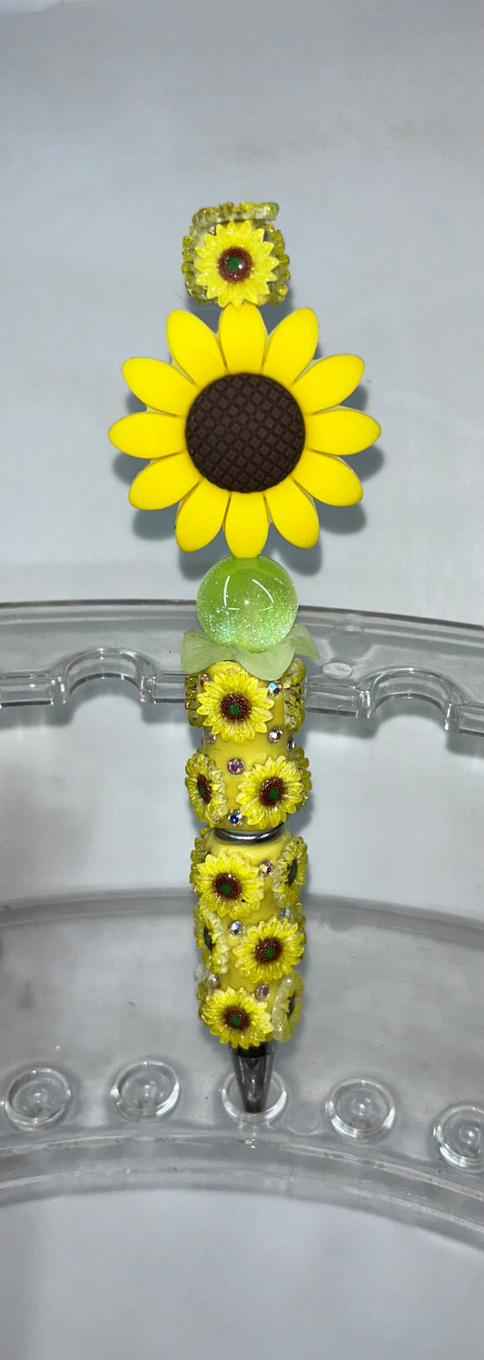 Sunflower Bling Pen