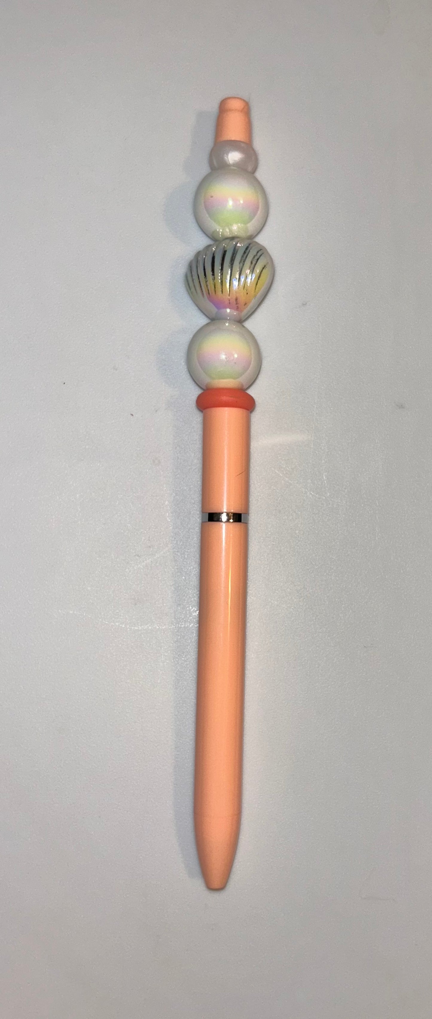 White Shell Peach Pen