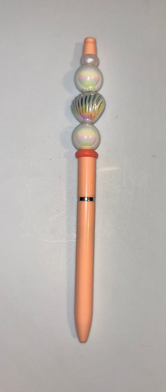 White Shell Peach Pen