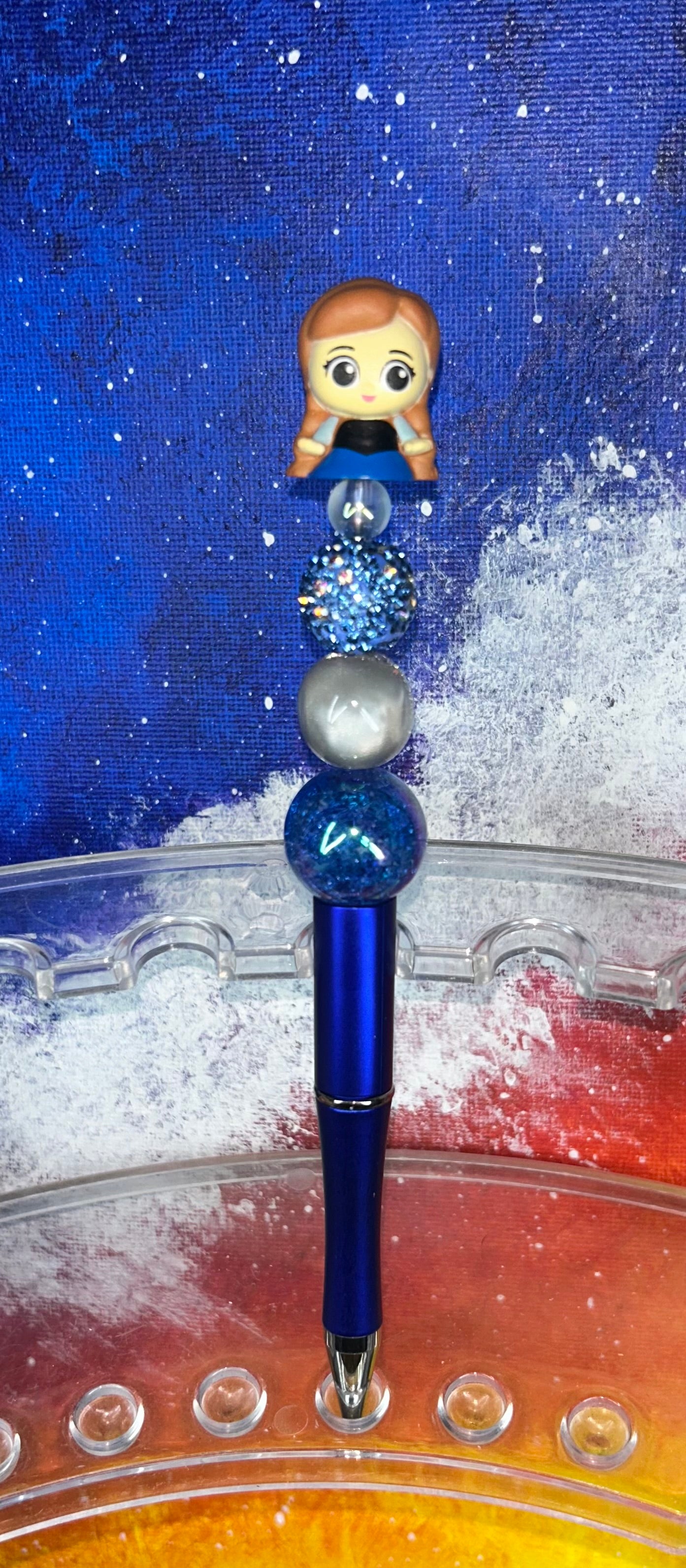 Anna Small Doorable Royal Blue Pen