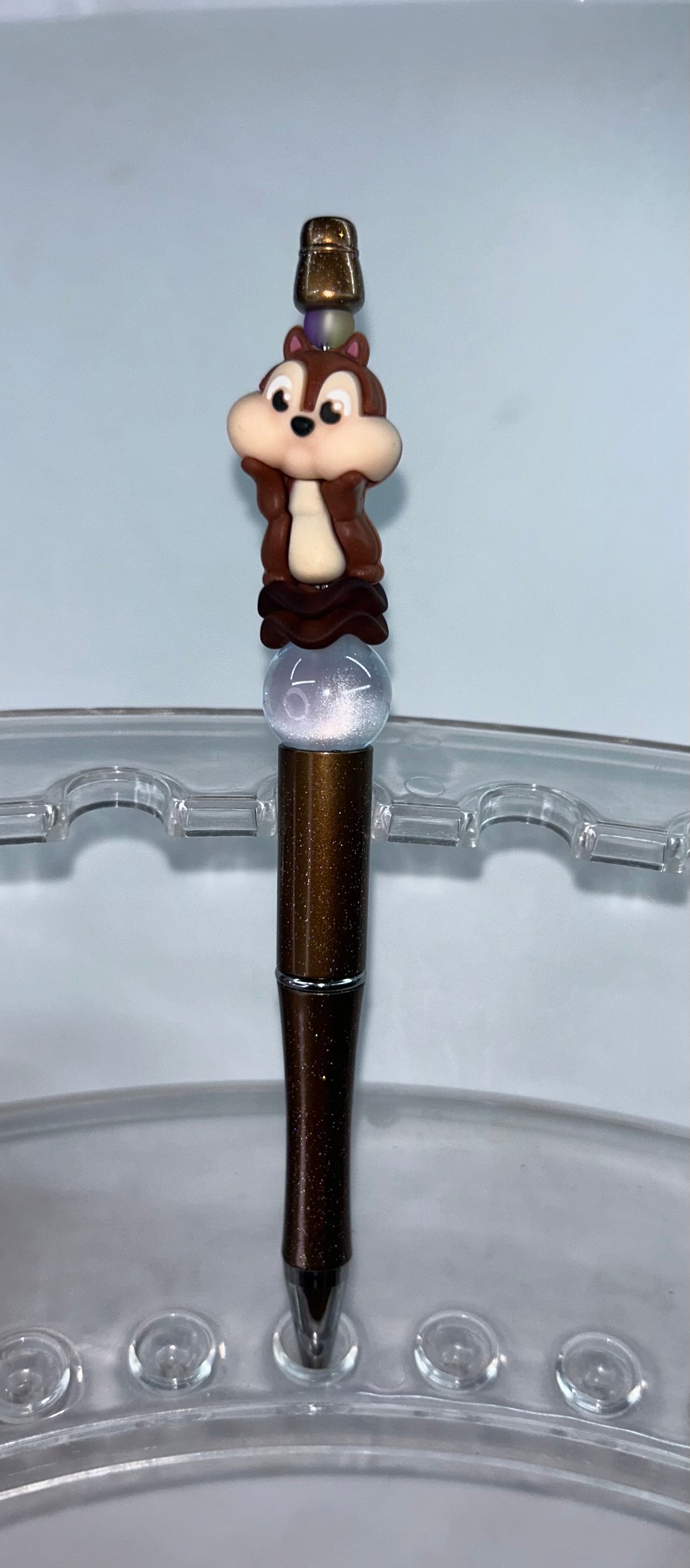 Chip Brown Glitter Pen