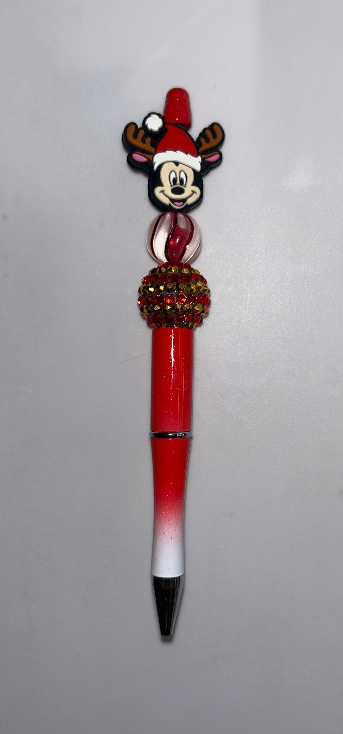 Christmas Mickey Red Ombre Pen