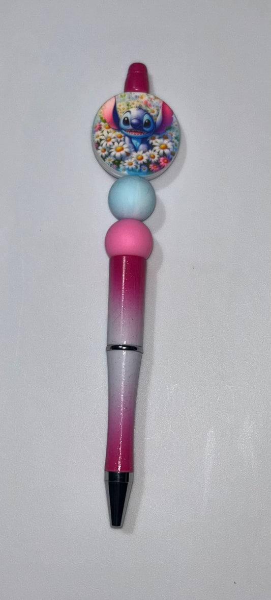 Stitch Pink Ombre Pen