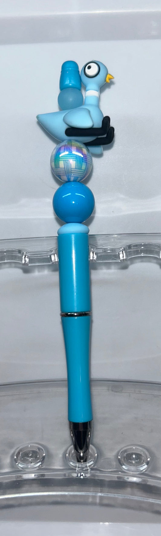 Blue Duck Blue Pen