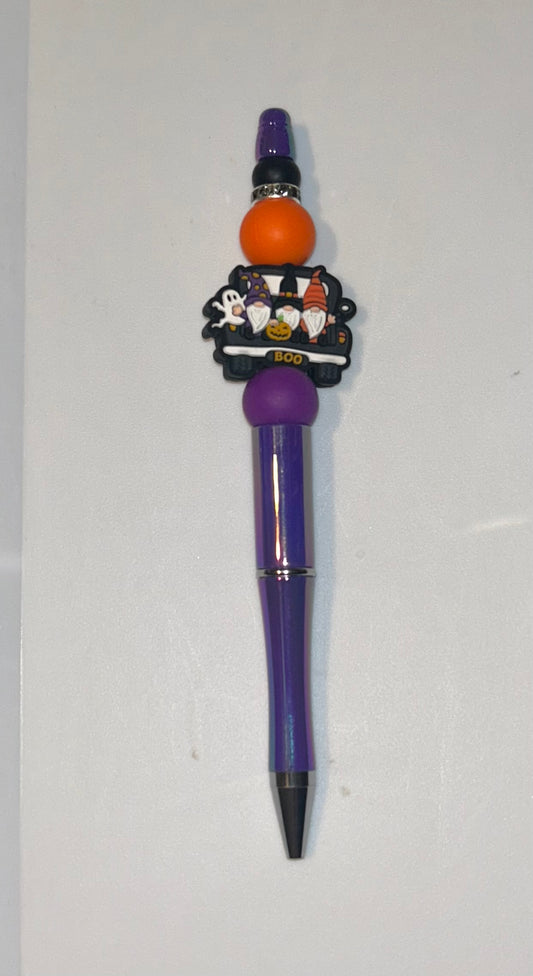 Halloween Gnomes Purple Pen