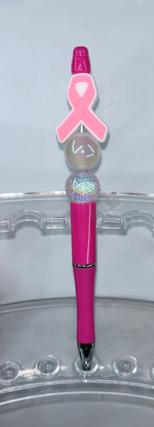 Breast Cancer Ribbon Pink Pen