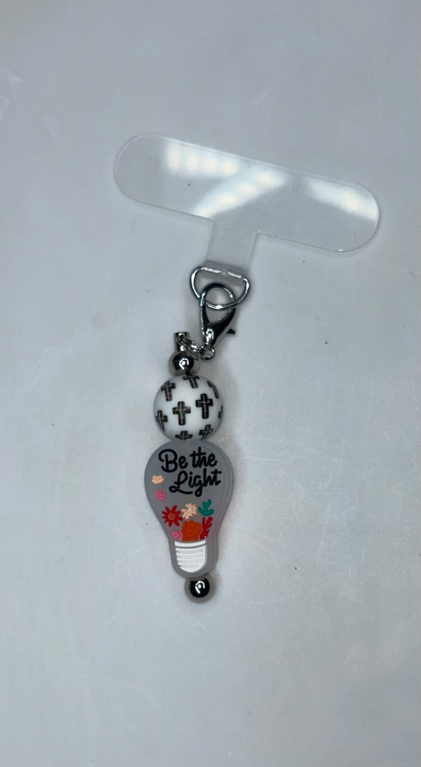 Be The Light Blub Phone Charm
