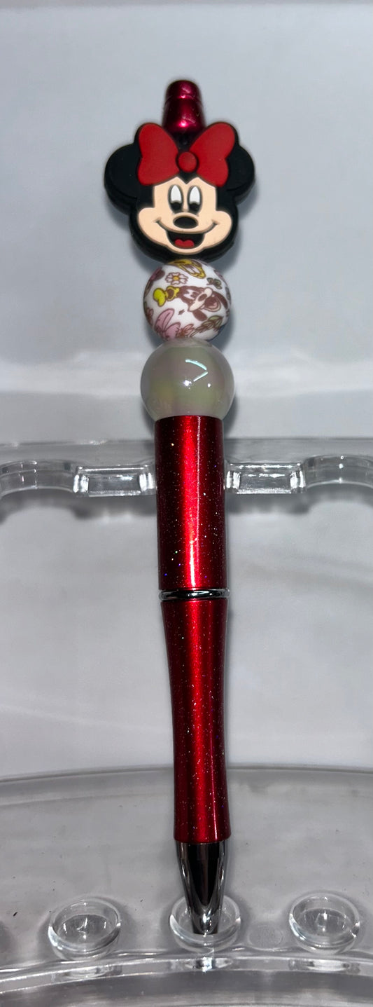 Minnie Head Red Pen