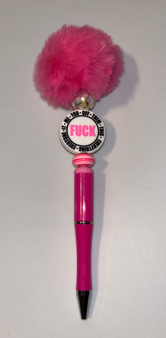 Pink F$&! pompom