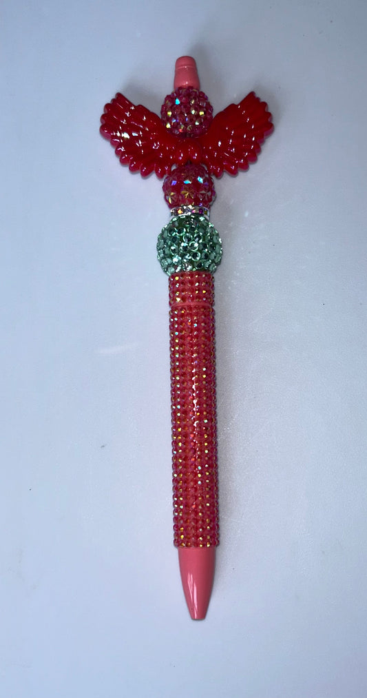 Red Wings Red Bling Pen