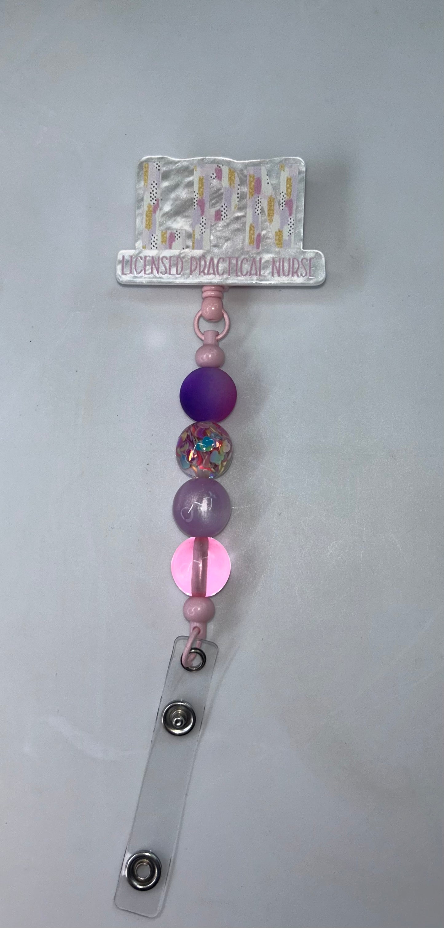 LPN- Licensed Practical Nurse Badge Reel