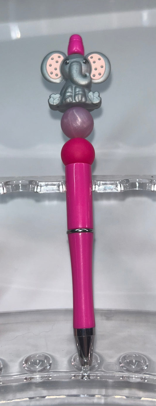 Elephant Big Ear Pink Pen