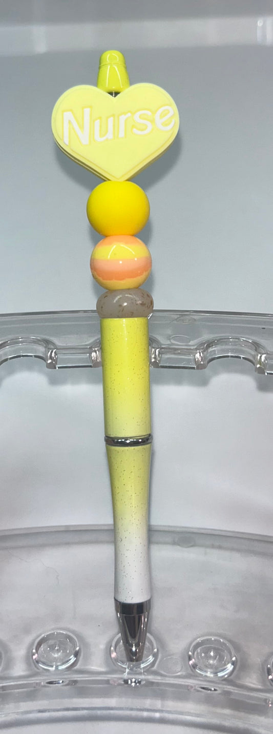 Yellow Nurse Yellow Pen