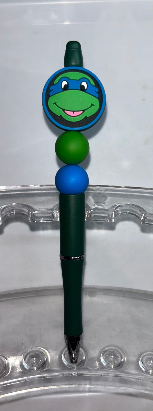 Leonardo Ninje Turtle Head Dark Green Pen (Copy)