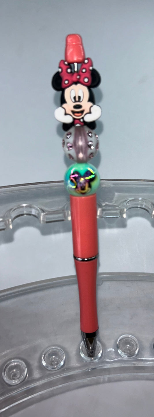 Minnie Peach Pen