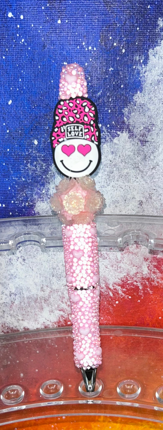 Self Love Specialty Pink Heart Pen