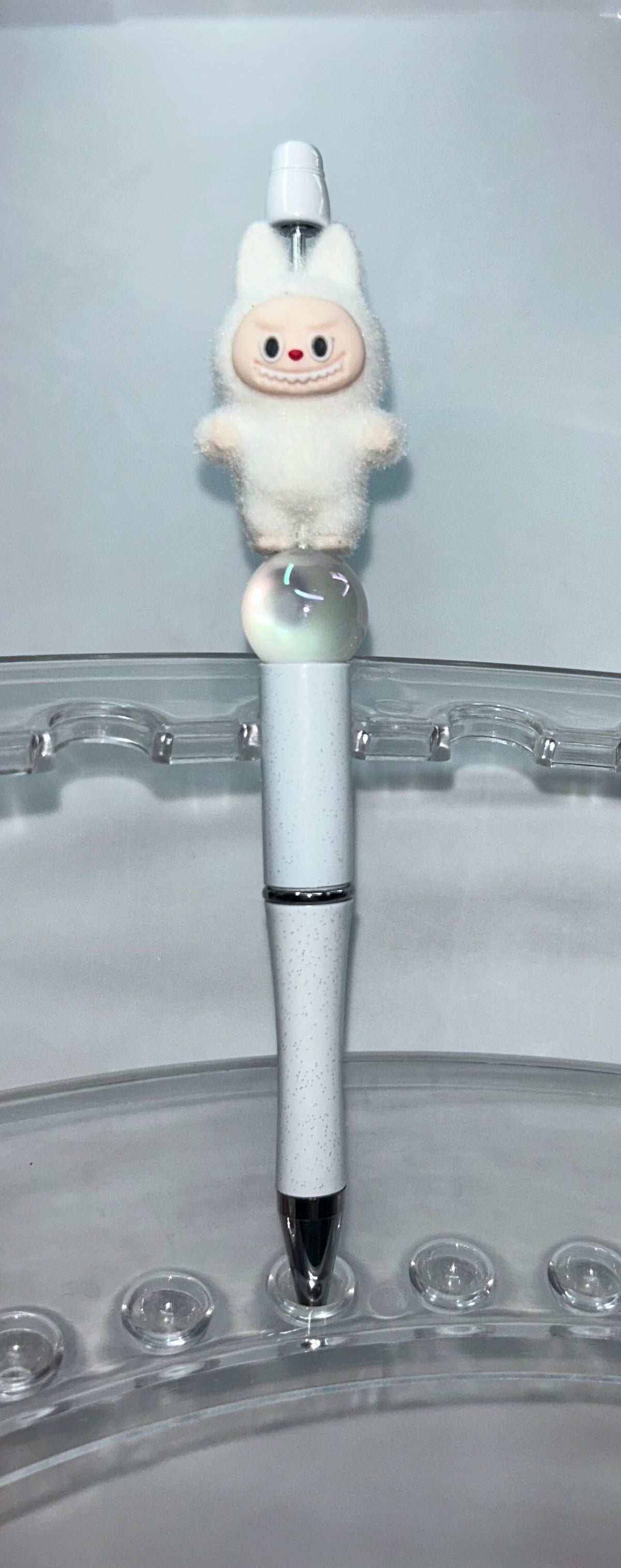 White Labubu White Pen