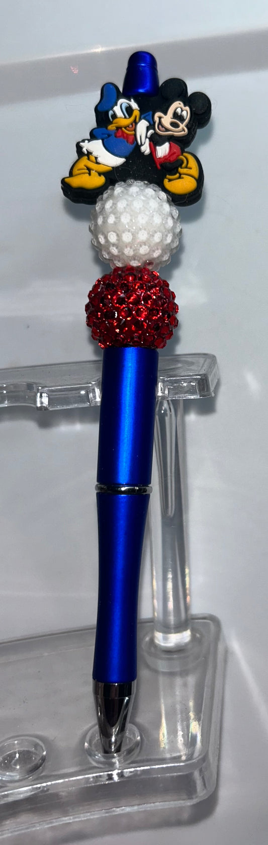 Donald Duck and Mickey Blue Pen